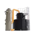 3d render of bulk tank vent scrubber